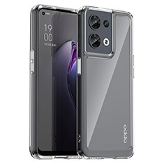 Carcasa Bumper Funda Silicona Transparente J01S para Oppo Reno9 5G Claro