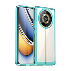 Carcasa Bumper Funda Silicona Transparente J01S para Realme Narzo 60 Pro 5G Azul Cielo