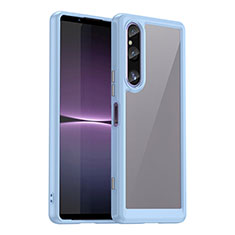 Carcasa Bumper Funda Silicona Transparente J01S para Sony Xperia 1 V Azul