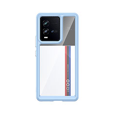 Carcasa Bumper Funda Silicona Transparente J01S para Vivo iQOO 9T 5G Azul Cielo