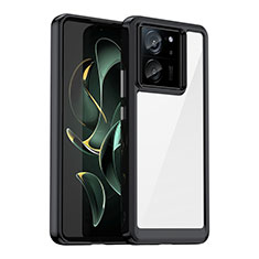 Carcasa Bumper Funda Silicona Transparente J01S para Xiaomi Mi 13T 5G Negro