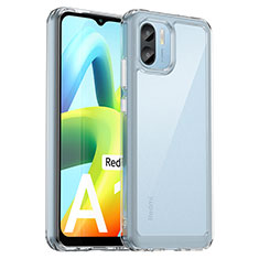 Carcasa Bumper Funda Silicona Transparente J01S para Xiaomi Poco C51 Gris