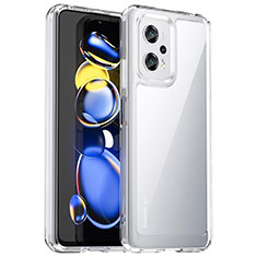 Carcasa Bumper Funda Silicona Transparente J01S para Xiaomi Redmi K50i 5G Claro