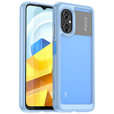 Carcasa Bumper Funda Silicona Transparente J01S para Xiaomi Redmi Note 11R 5G Azul Cielo