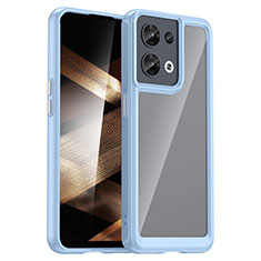 Carcasa Bumper Funda Silicona Transparente J01S para Xiaomi Redmi Note 13 5G Azul