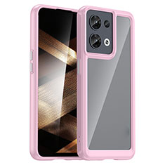 Carcasa Bumper Funda Silicona Transparente J01S para Xiaomi Redmi Note 13 Pro 5G Rosa