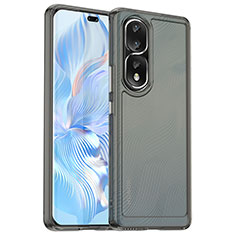 Carcasa Bumper Funda Silicona Transparente J02S para Huawei Honor 80 Pro Flat 5G Gris