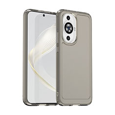 Carcasa Bumper Funda Silicona Transparente J02S para Huawei Nova 11 Gris