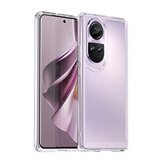 Carcasa Bumper Funda Silicona Transparente J02S para Oppo Reno10 5G Claro