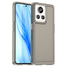 Carcasa Bumper Funda Silicona Transparente J02S para Realme GT2 Master Explorer Gris