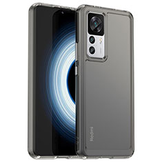 Carcasa Bumper Funda Silicona Transparente J02S para Xiaomi Mi 12T 5G Gris