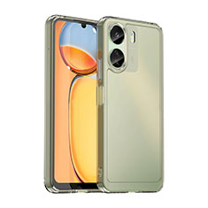 Carcasa Bumper Funda Silicona Transparente J02S para Xiaomi Poco C65 Gris