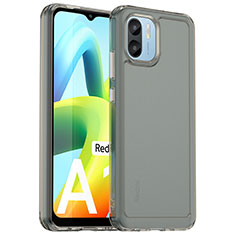 Carcasa Bumper Funda Silicona Transparente J02S para Xiaomi Redmi A1 Gris