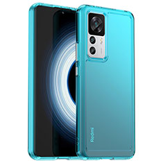 Carcasa Bumper Funda Silicona Transparente J02S para Xiaomi Redmi K50 Ultra 5G Azul