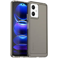 Carcasa Bumper Funda Silicona Transparente J02S para Xiaomi Redmi Note 12R Pro 5G Gris