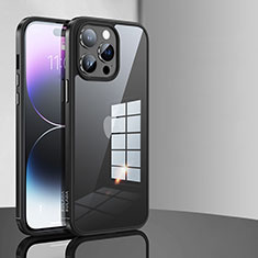 Carcasa Bumper Funda Silicona Transparente LD1 para Apple iPhone 13 Pro Max Negro