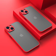 Carcasa Bumper Funda Silicona Transparente LS1 para Apple iPhone 13 Rojo