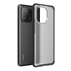 Carcasa Bumper Funda Silicona Transparente M01 para Xiaomi Mi 11 Pro 5G Negro