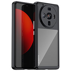 Carcasa Bumper Funda Silicona Transparente M01 para Xiaomi Mi 12S Ultra 5G Negro