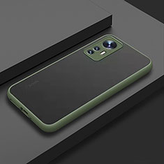Carcasa Bumper Funda Silicona Transparente M02 para Xiaomi Mi 12X 5G Menta Verde