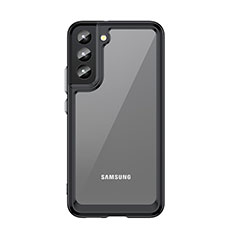 Carcasa Bumper Funda Silicona Transparente M03 para Samsung Galaxy S22 Plus 5G Negro