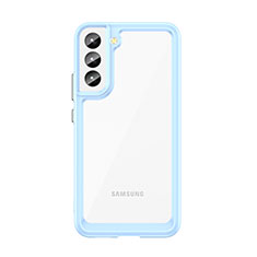 Carcasa Bumper Funda Silicona Transparente M03 para Samsung Galaxy S23 5G Azul