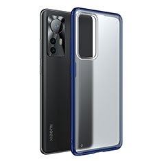 Carcasa Bumper Funda Silicona Transparente M05 para Xiaomi Mi 12 Pro 5G Azul