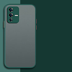 Carcasa Bumper Funda Silicona Transparente P01 para Vivo V23 Pro 5G Verde Noche