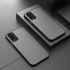 Carcasa Bumper Funda Silicona Transparente P01 para Xiaomi Redmi 9T 4G Negro
