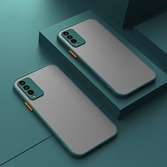 Carcasa Bumper Funda Silicona Transparente P01 para Xiaomi Redmi 9T 4G Verde