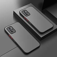 Carcasa Bumper Funda Silicona Transparente P01 para Xiaomi Redmi Note 10 Pro 5G Negro
