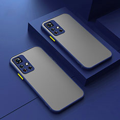 Carcasa Bumper Funda Silicona Transparente P01 para Xiaomi Redmi Note 11T 5G Azul