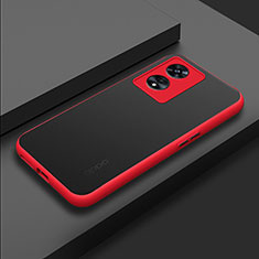 Carcasa Bumper Funda Silicona Transparente para Huawei Honor X5 Plus Rojo