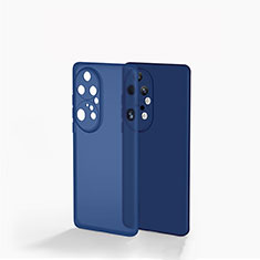 Carcasa Bumper Funda Silicona Transparente para Huawei P50 Azul