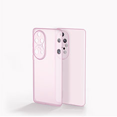 Carcasa Bumper Funda Silicona Transparente para Huawei P50 Pro Rosa