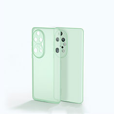 Carcasa Bumper Funda Silicona Transparente para Huawei P50 Verde