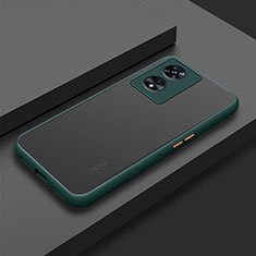 Carcasa Bumper Funda Silicona Transparente para Oppo A1 Pro 5G Verde Noche