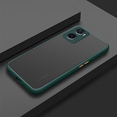 Carcasa Bumper Funda Silicona Transparente para Oppo A36 Verde Noche