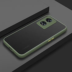 Carcasa Bumper Funda Silicona Transparente para Oppo A78 4G Menta Verde