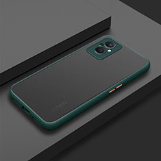 Carcasa Bumper Funda Silicona Transparente para Oppo A96 5G Verde Noche