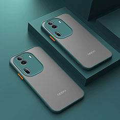 Carcasa Bumper Funda Silicona Transparente para Oppo Reno11 Pro 5G Verde