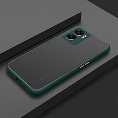 Carcasa Bumper Funda Silicona Transparente para Realme Q5i 5G Verde Noche