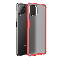 Carcasa Bumper Funda Silicona Transparente para Samsung Galaxy A22 4G Rojo