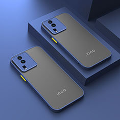 Carcasa Bumper Funda Silicona Transparente para Vivo iQOO Neo7 5G Azul