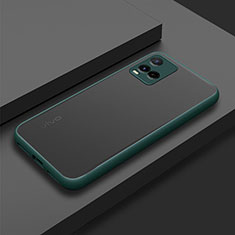 Carcasa Bumper Funda Silicona Transparente para Vivo Y33s Verde Noche