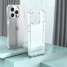 Carcasa Bumper Funda Silicona Transparente QC1 para Apple iPhone 14 Pro Claro