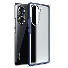 Carcasa Bumper Funda Silicona Transparente WL1 para Huawei Honor 60 Pro 5G Azul