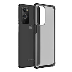 Carcasa Bumper Funda Silicona Transparente WL1 para OnePlus 9 Pro 5G Negro