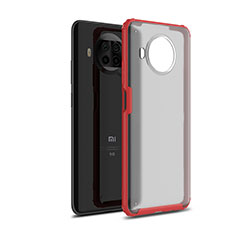 Carcasa Bumper Funda Silicona Transparente WL1 para Xiaomi Mi 10i 5G Rojo