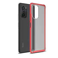 Carcasa Bumper Funda Silicona Transparente WL1 para Xiaomi Mi 11i 5G Rojo